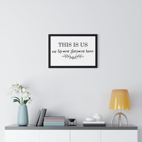 This Is Us Premium Framed Horizontal Poster